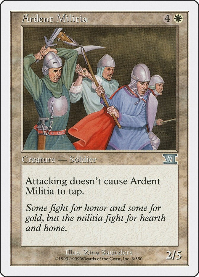 Ardent Militia (3) [6ED]