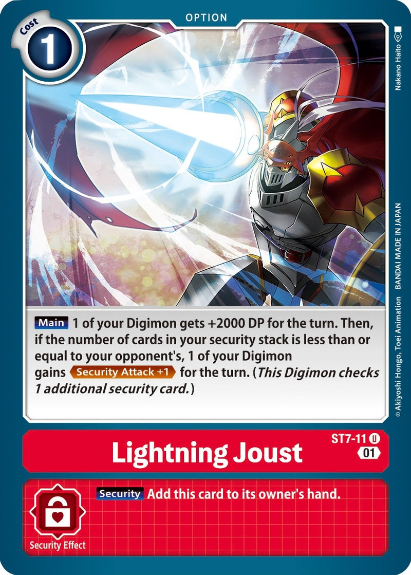 Image for Lightning Joust [Starter Deck 07: Gallantmon]