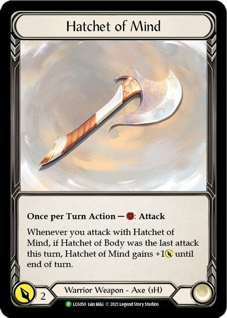 Hatchet of Mind (LGS050) [PR]
