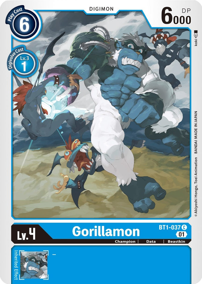 Image for Gorillamon - BT1-037 (Alternate Art) [Starter Deck 08: Ulforce Veedramon]