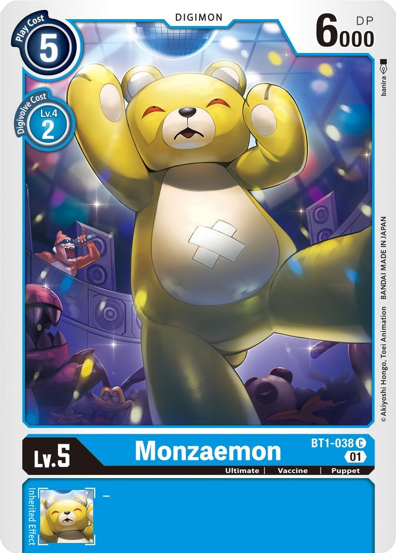 Image for Monzaemon - BT1-038 (Alternate Art) [Starter Deck 08: Ulforce Veedramon]
