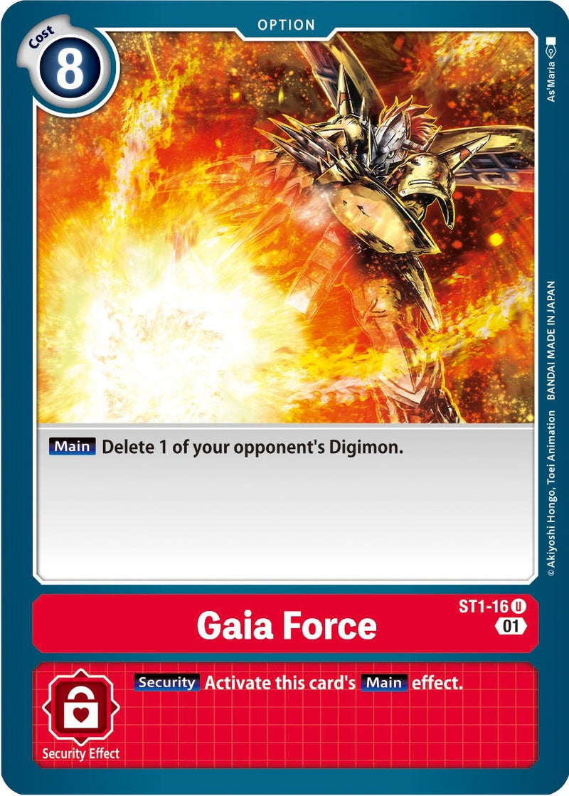 Image for Gaia Force - ST1-16 (Alternate Art) [Starter Deck 07: Gallantmon]