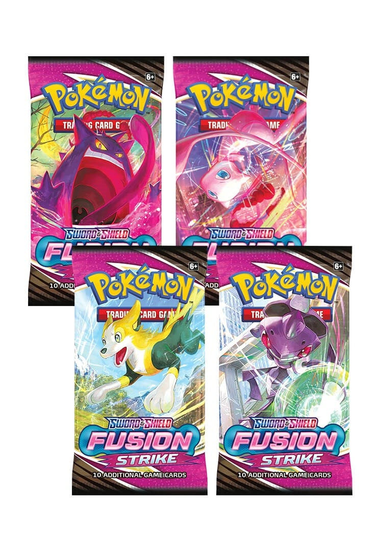 Fusion Strike Booster Pack Art Bundle Set of 4 [SWSH08]