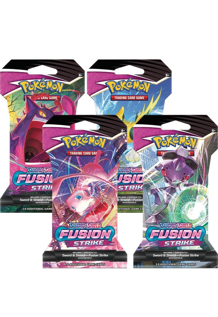 Fusion Strike Sleeved Booster Pack Art Bundle Set of 4 [SWSH08]