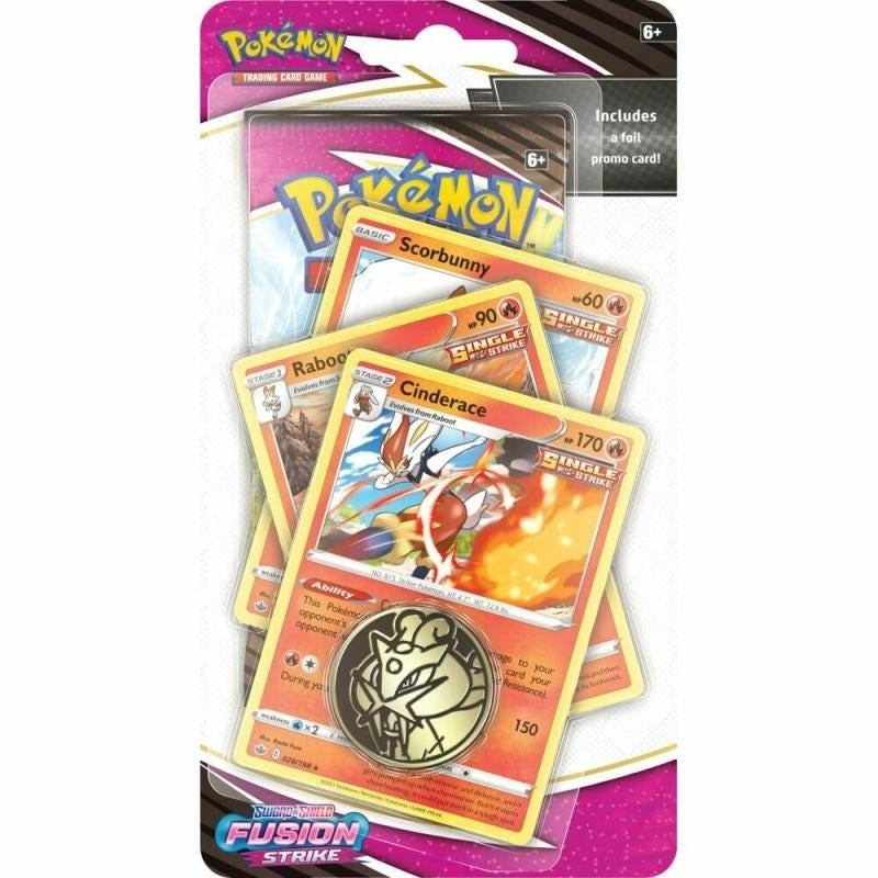 Fusion Strike Premium Checklane Blister Cinderace [SWSH08]