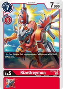 Image for RizeGreymon [Starter Deck 07: Gallantmon]