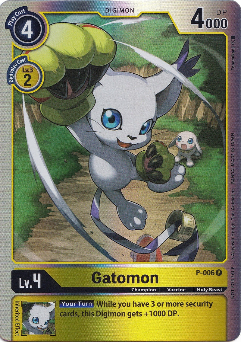Image for Gatomon - P-006 (Rainbow Foil) [Digimon Promotion Cards]