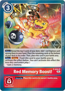 Image for Red Memory Boost! [Digimon Promotion Cards]
