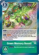 Image for Green Memory Boost! [Digimon Promotion Cards]
