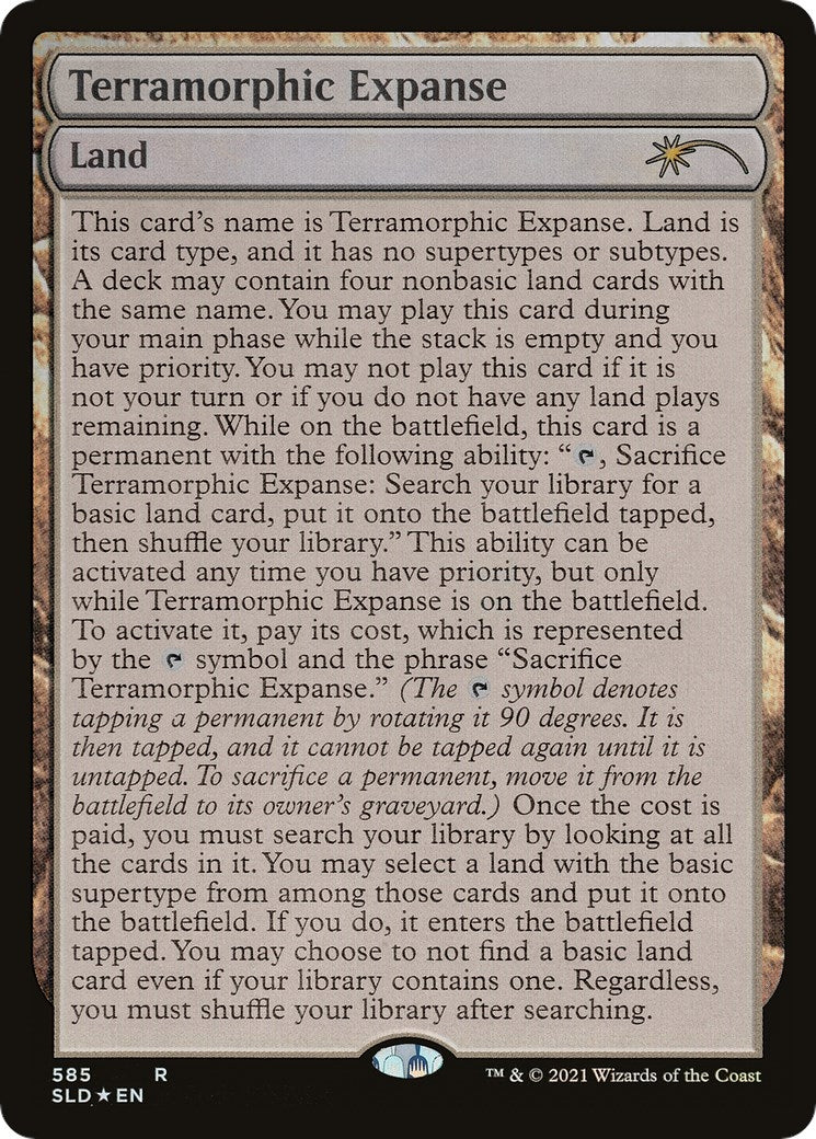 Terramorphic Expanse Full Text Lands (585) [SLD]