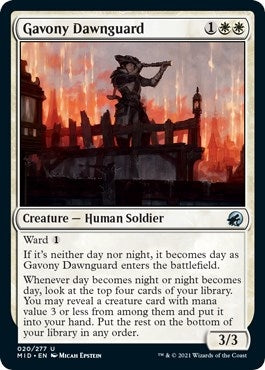 Gavony Dawnguard [Innistrad: Midnight Hunt]
