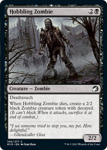 Hobbling Zombie [Innistrad: Midnight Hunt]