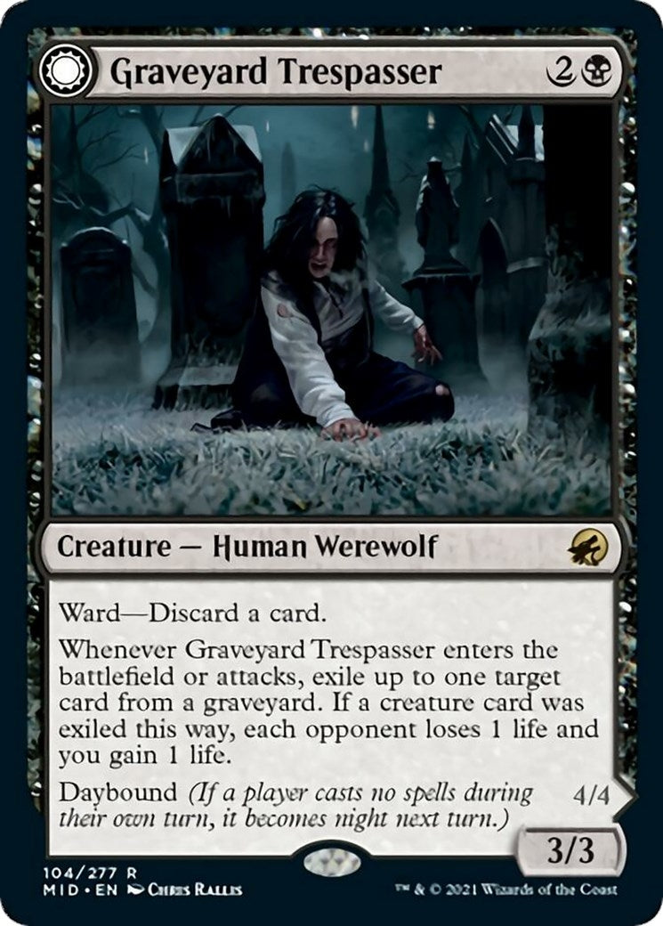 Graveyard Trespasser (104) [MID]