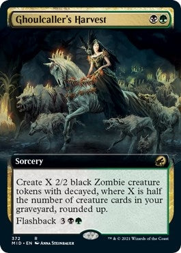 Ghoulcaller's Harvest (Extended Art) [Innistrad: Midnight Hunt]