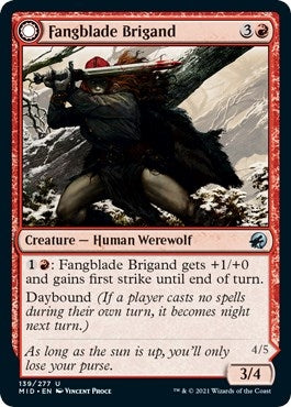 Fangblade Brigand // Fangblade Eviscerator [Innistrad: Midnight Hunt]