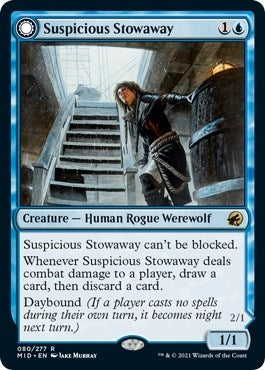 Suspicious Stowaway // Seafaring Werewolf [Innistrad: Midnight Hunt]