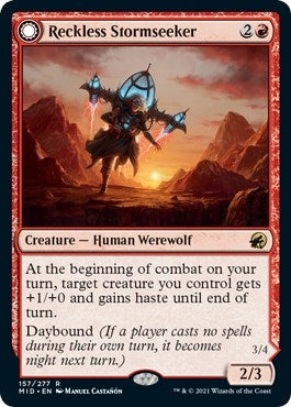 Reckless Stormseeker (157) [MID]
