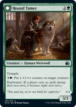 Hound Tamer // Untamed Pup [Innistrad: Midnight Hunt]