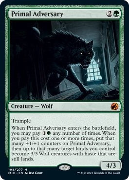 Primal Adversary [Innistrad: Midnight Hunt]