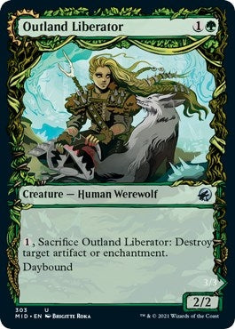 Outland Liberator // Frenzied Trapbreaker (Showcase Equinox) [Innistrad: Midnight Hunt]