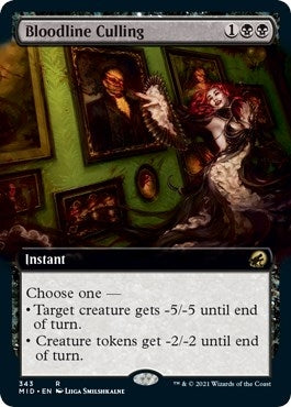 Bloodline Culling (Extended Art) [Innistrad: Midnight Hunt]