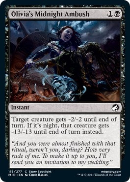 Olivia's Midnight Ambush [Innistrad: Midnight Hunt]