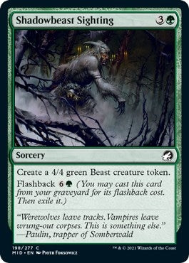 Shadowbeast Sighting [Innistrad: Midnight Hunt]