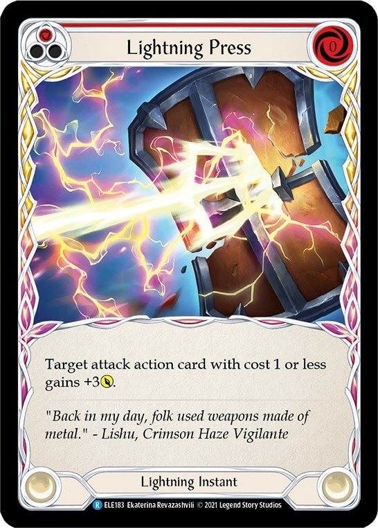 Lightning Press Red (ELE183) [ELE]