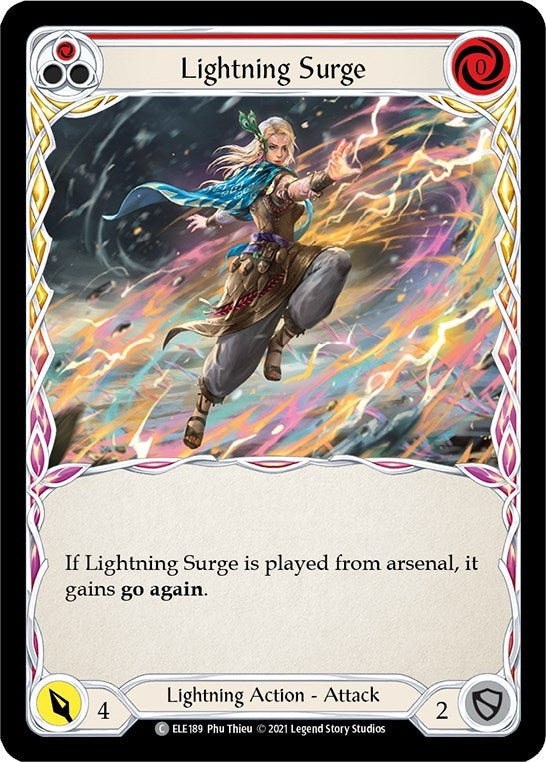 Lightning Surge Red (ELE189) [ELE]