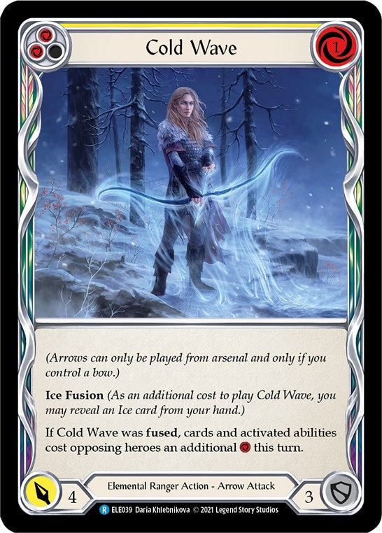 Cold Wave Yellow (ELE039) [ELE]