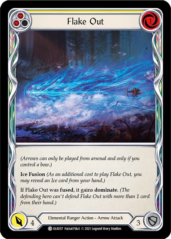 Flake Out Yellow (ELE057) [ELE]
