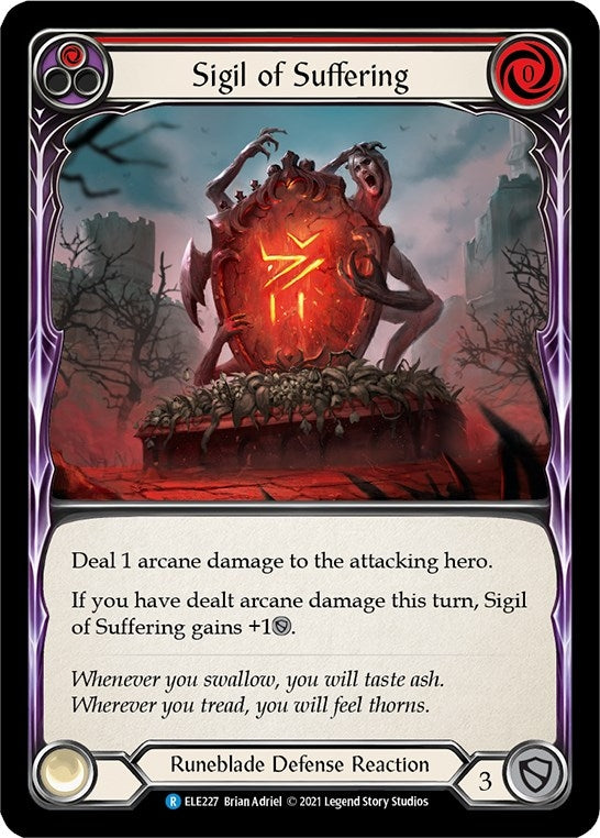 Sigil of Suffering Red (ELE227) [ELE]