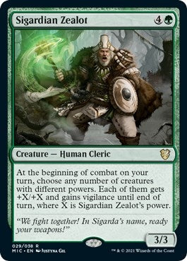 Sigardian Zealot [Innistrad: Midnight Hunt Commander]