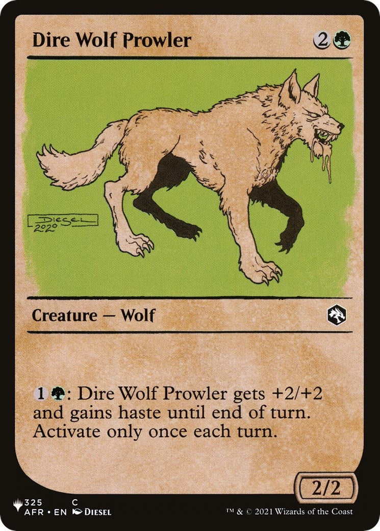 Dire Wolf Prowler Showcase (325) [LIST]