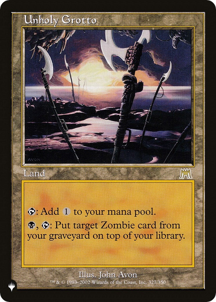 Unholy Grotto (327) [LIST]