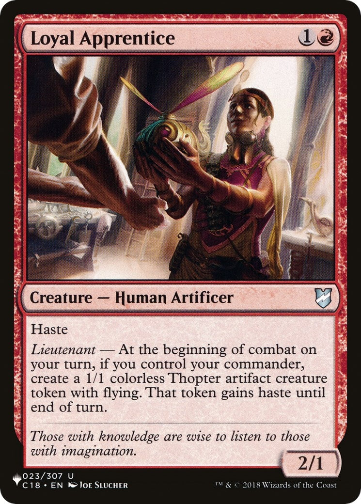 Loyal Apprentice (23) [LIST]