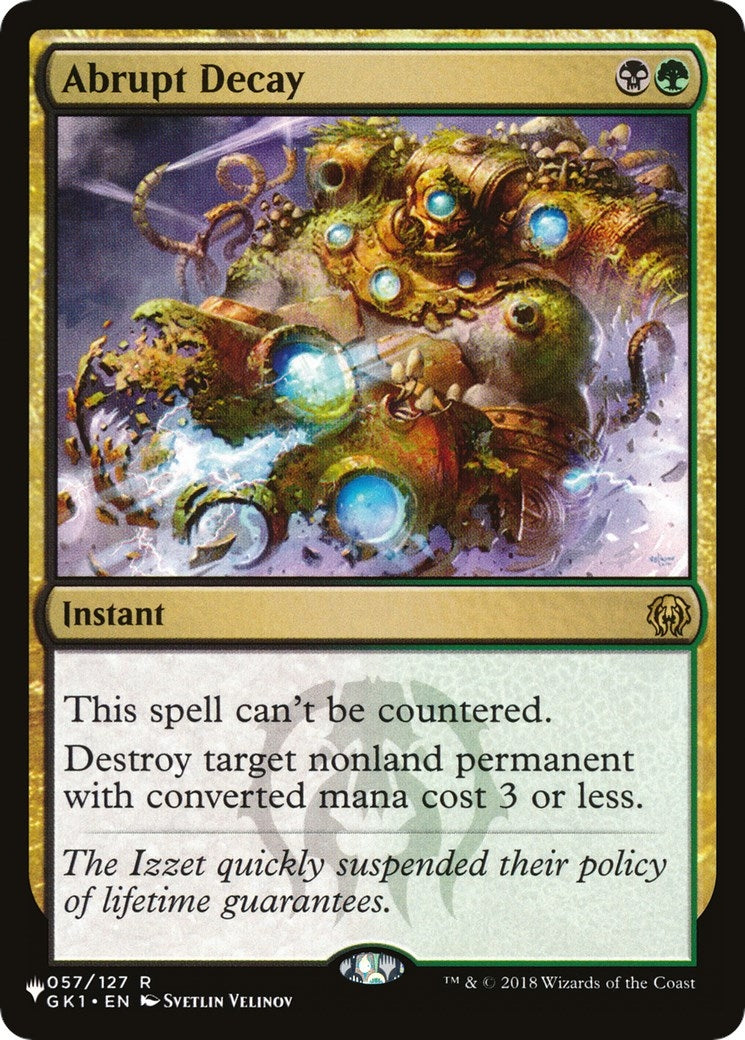 Abrupt Decay (57) [LIST]