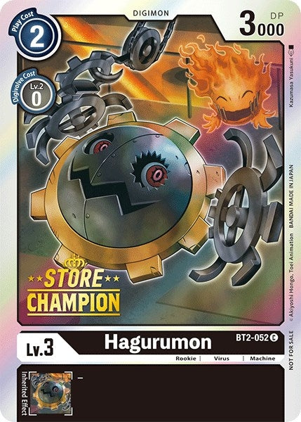 Image for Hagurumon - BT2-052 (Store Champion) [Release Special Booster]