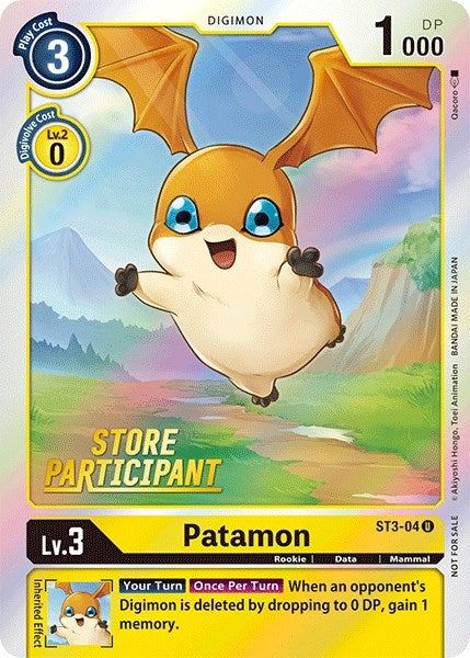 Image for Patamon - ST3-04 (Store Participant) [Starter Deck 03: Heaven's Yellow]
