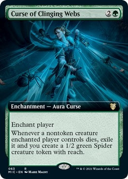Curse of Clinging Webs Extended Art (63) [MIC]