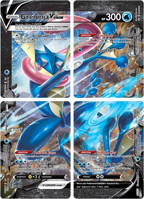 Greninja V UNION Set of 4 [SWSD]