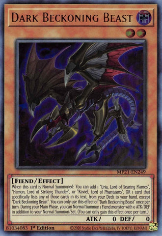 Dark Beckoning Beast (MP21-EN249) [MP21]