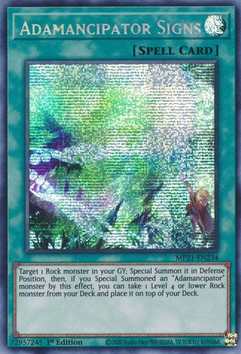 Adamancipator Signs (MP21-EN234) [MP21]