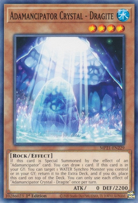 Adamancipator Crystal Dragite (MP21-EN229) [MP21]