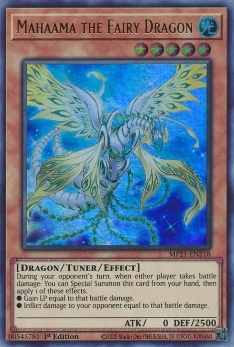 Mahaama the Fairy Dragon (MP21-EN218) [MP21]