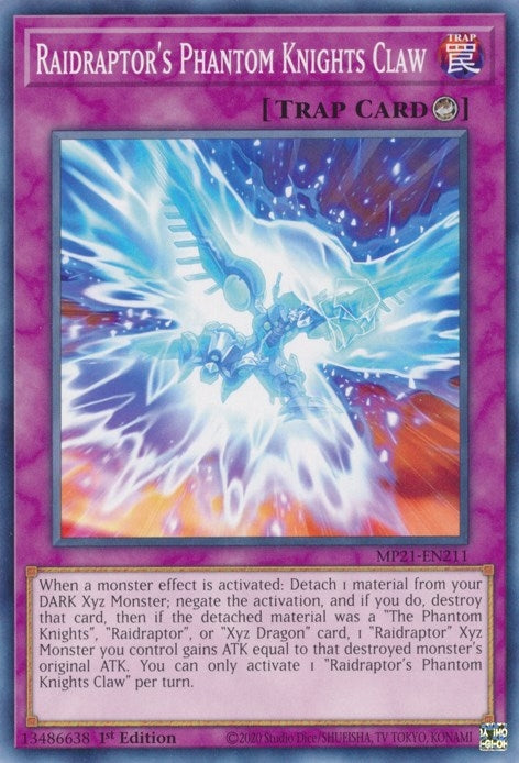 Raidraptors Phantom Knights Claw (MP21-EN211) [MP21]