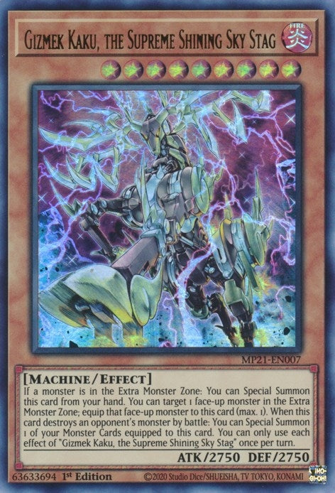 Gizmek Kaku the Supreme Shining Sky Stag (MP21-EN007) [MP21]