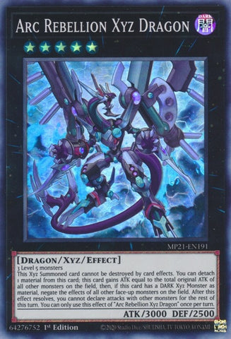 Arc Rebellion Xyz Dragon (MP21-EN191) [MP21]