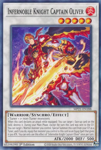 Infernoble Knight Captain Oliver (MP21-EN188) [MP21]