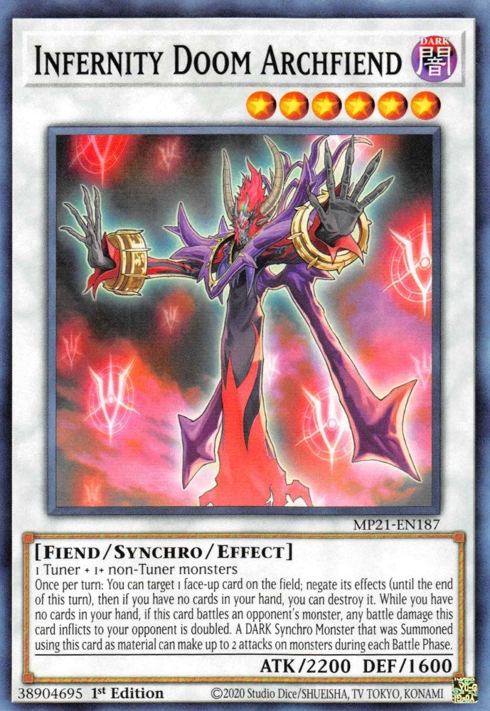 Infernity Doom Archfiend (MP21-EN187) [MP21]